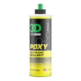 3D POXY front jar showing label and 16 oz container for clear product identification and trust