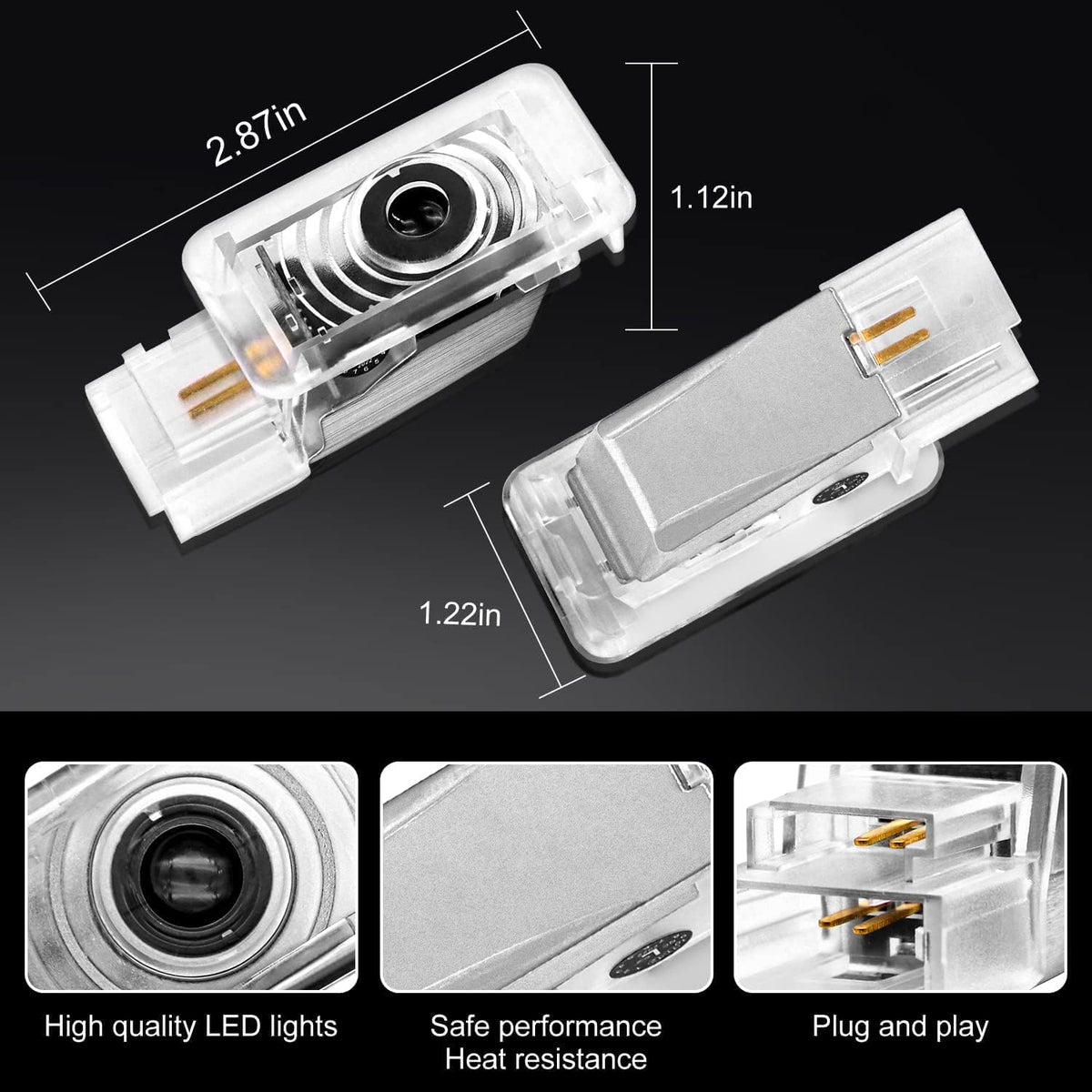 3D SHADOW LIGHT close-up of lens and bezel highlighting precise engraving and clarity