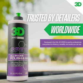 3D Speed cream texture close-up showing smooth application and wipe-off