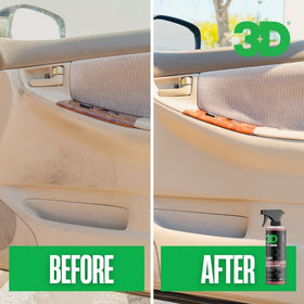 3D leather grain detail highlighting gentle penetration and restored look
