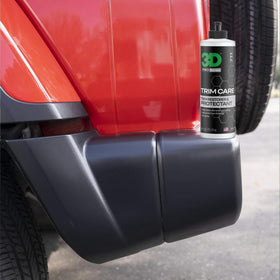 3D Trim Care cap and label detail highlighting application instructions