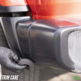 3D Trim Care on textured plastic molding showing improved uniform appearance