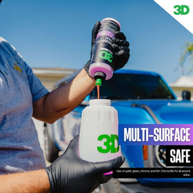 3D Wash N Wax pouring into bucket demonstrating dilution and simple preparation benefit