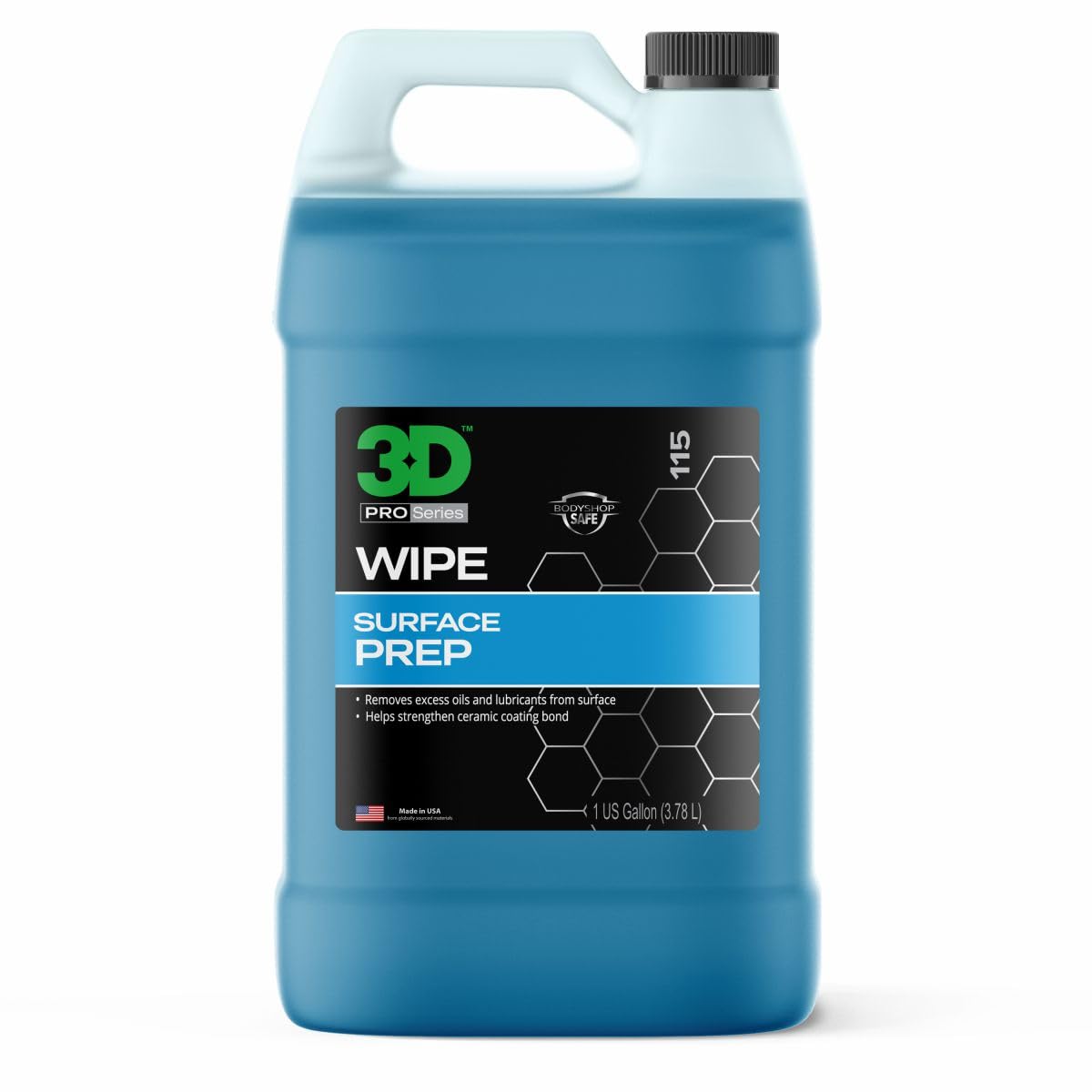 3D front label view showing product identity and clear instructions for prep