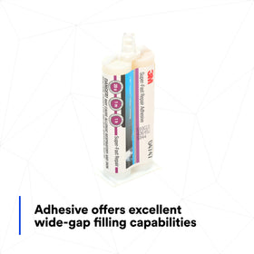 3M product filling a wide gap to illustrate gap-filling capability and clean bond