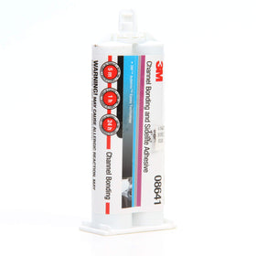 3M 08641 cartridge close-up showing dual-chamber epoxy and dispensing ports