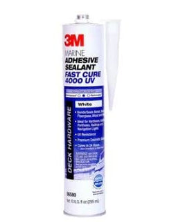 3M 14316 applied to boat seam illustrating watertight flexible bond