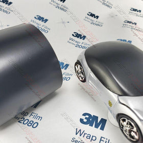 3M close-up of satin black texture highlighting smooth matte finish and durability