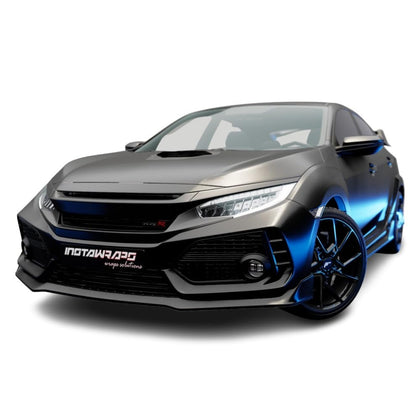3M 2080 roll front view showing satin black film and neat core for easy handling