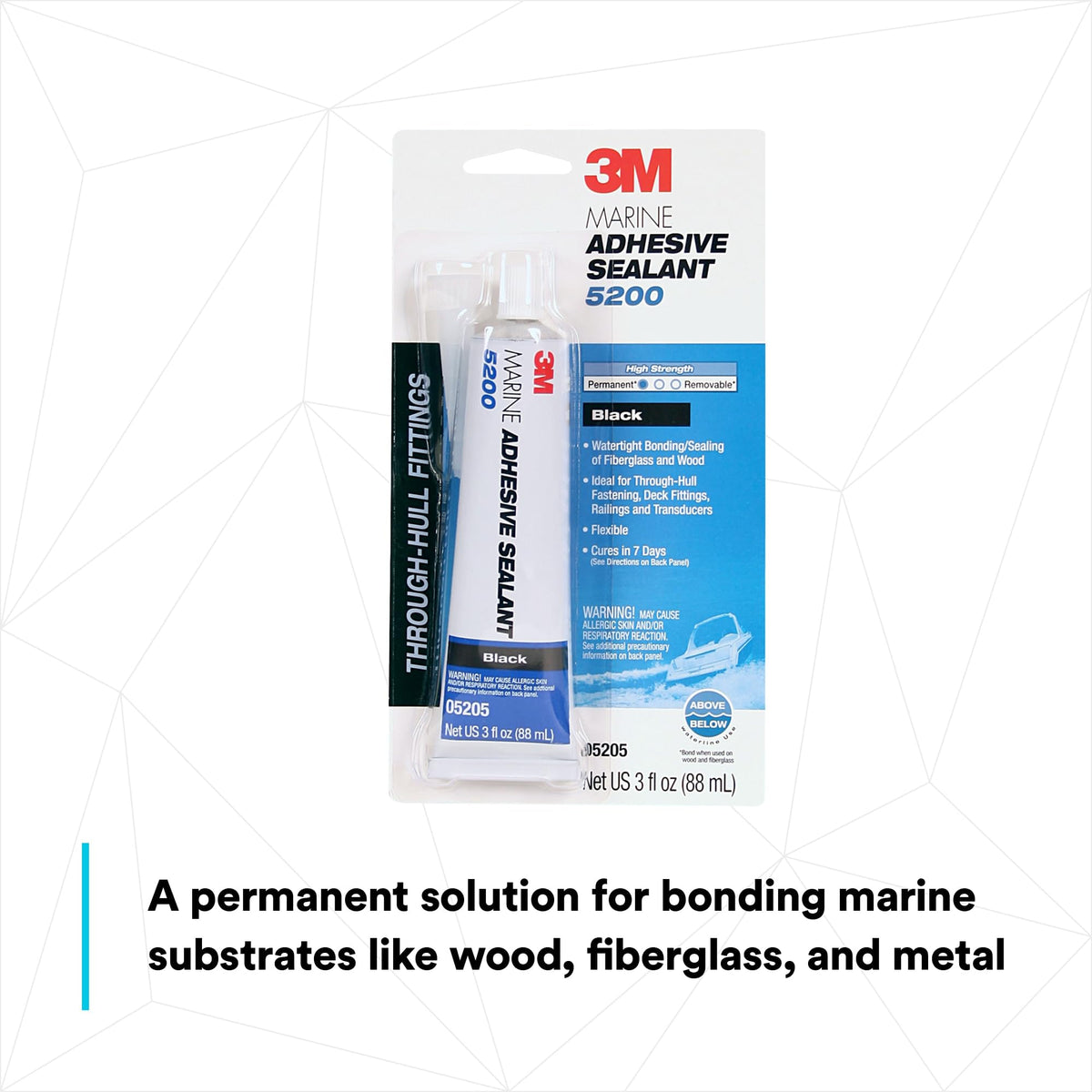 3M 5200 nozzle applying neat bead for precise installation benefit