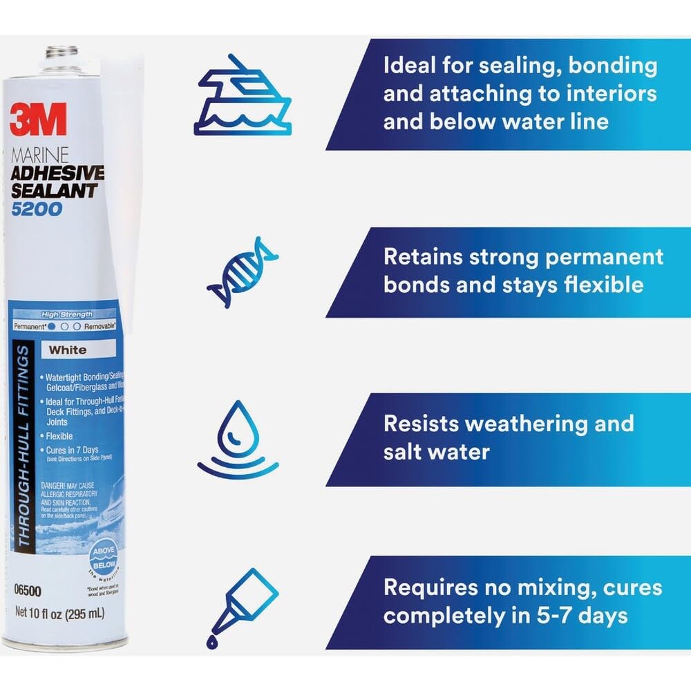 3M 5200 texture close-up displaying smooth polyurethane bead durability
