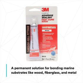 3M 5200 Fast Cure fresh bead texture demonstrating smooth, gap-filling bond