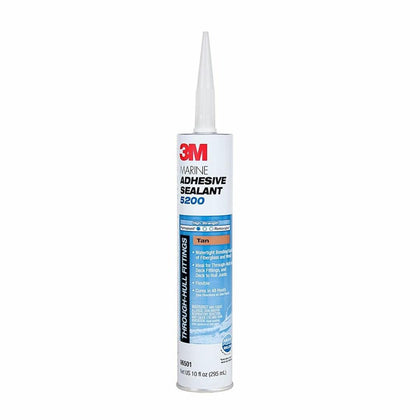 3M 5200 cartridge front label showing tan sealant and professional strong-bond benefit