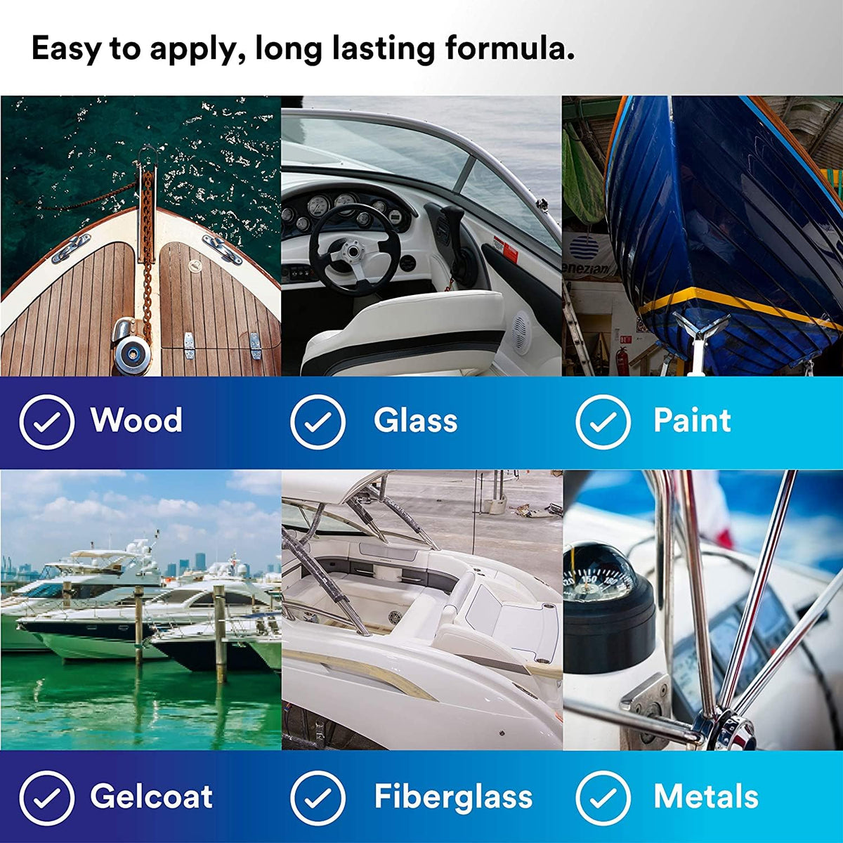 3M 5200 on boat deck at marina showing weather-resistant finish