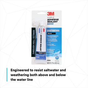 3M 5200 bonding wood to fiberglass illustrating strong adhesion