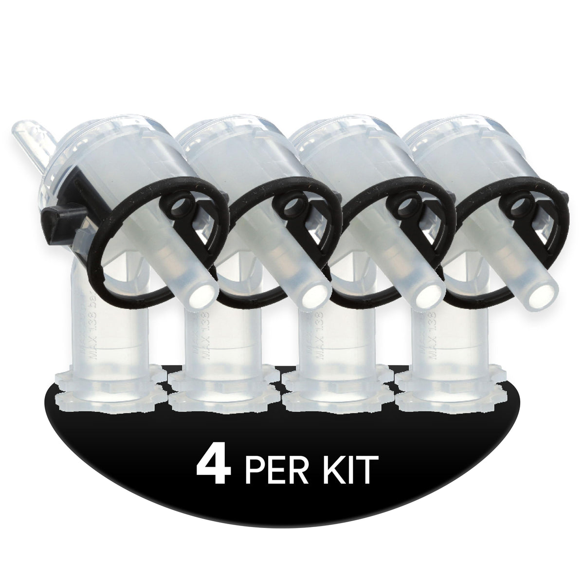 3M Accuspray clear atomizing head front view showing precise nozzle benefit