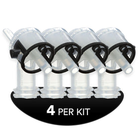 3M Accuspray clear atomizing head front view showing precise nozzle benefit