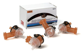 3M Accuspray pack of four orange heads ready for fast replacement and reduced downtime