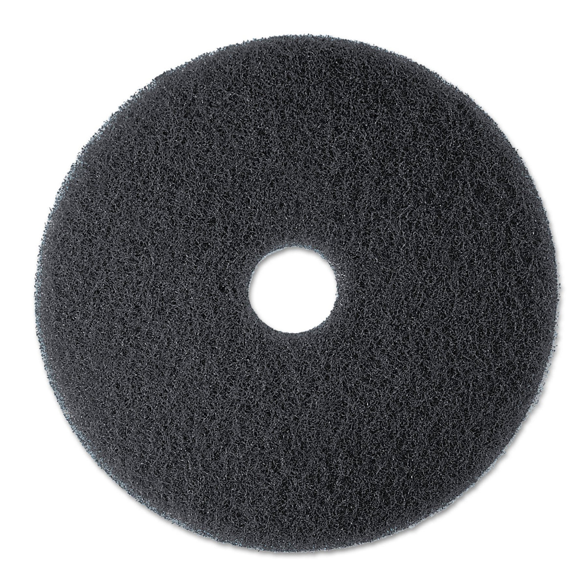 3M Black Stripper Pad front packaging showing case of five for efficient stocking