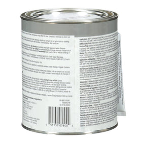 3M body filler applied to a vehicle panel demonstrating quick filling and feathering advantage