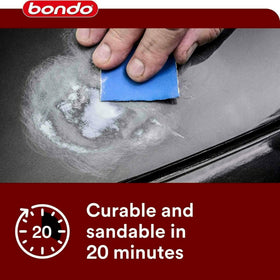 3M Bondo label close-up showing instructions and proper usage benefit