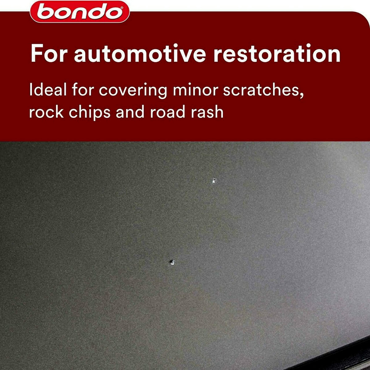 3M Bondo open can showing creamy putty texture for easy spreading