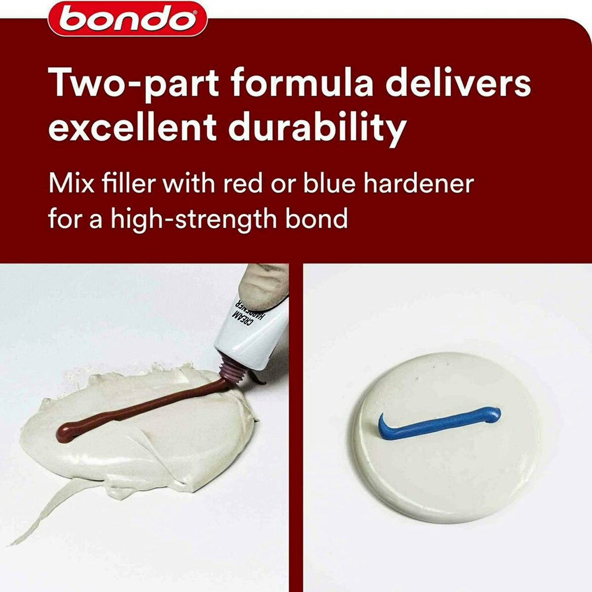 3M Bondo 4.5 oz can beside a ruler showing compact, low-waste size