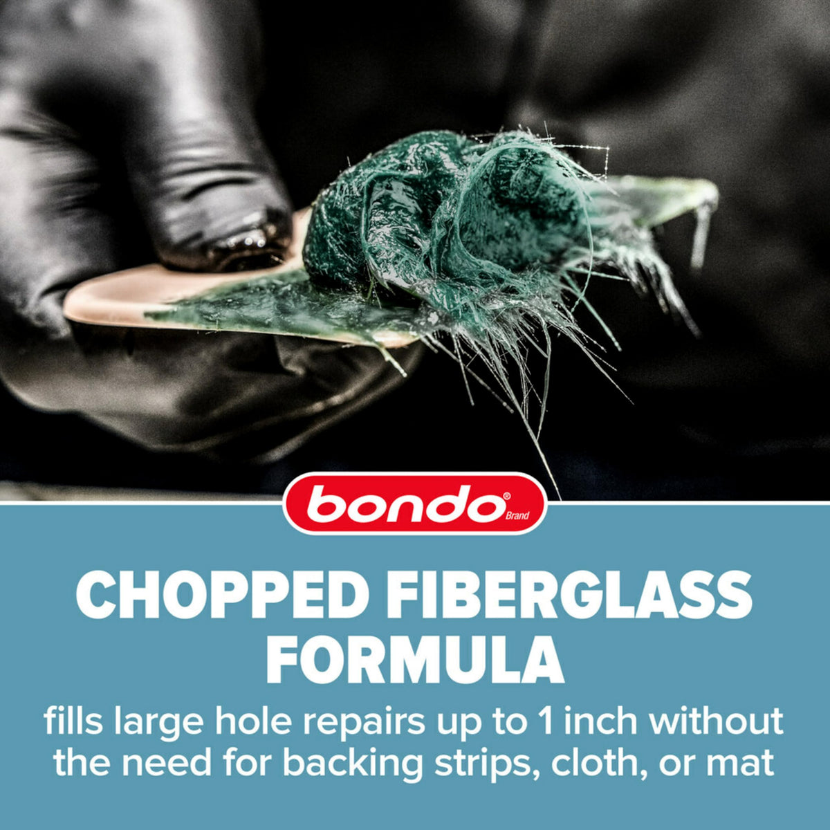 3M Bondo repaired car panel showing restored contour and long-lasting finish