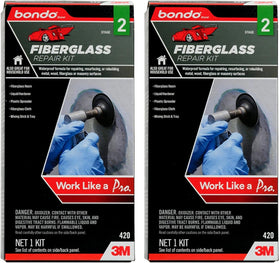 3M Bondo kit front packaging showing included repair components and clear benefits