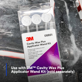3M Cavity Wax Plus texture close-up showing pliable coating that resists cracking