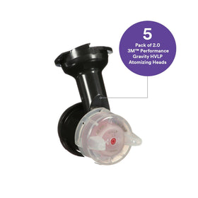 3M close-up of the fluid tip detail highlighting precise atomization benefit