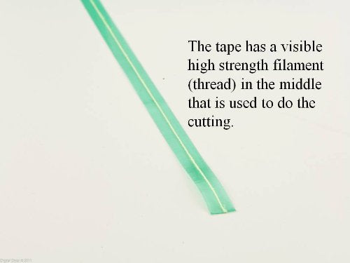 3M tape applied on bumper demonstrating safe blade-free cutting benefit