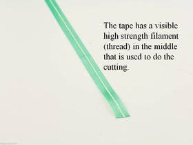3M tape applied on bumper demonstrating safe blade-free cutting benefit