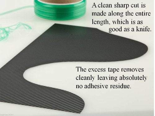 3M roll beside ruler illustrating 3.5 mm width and scale benefit