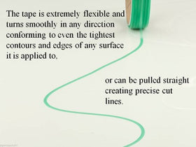 3M translucent tape on vinyl showing visible alignment benefit