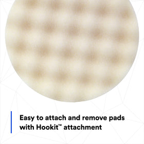 3M pad label and part number close-up aiding easy inventory and reorder