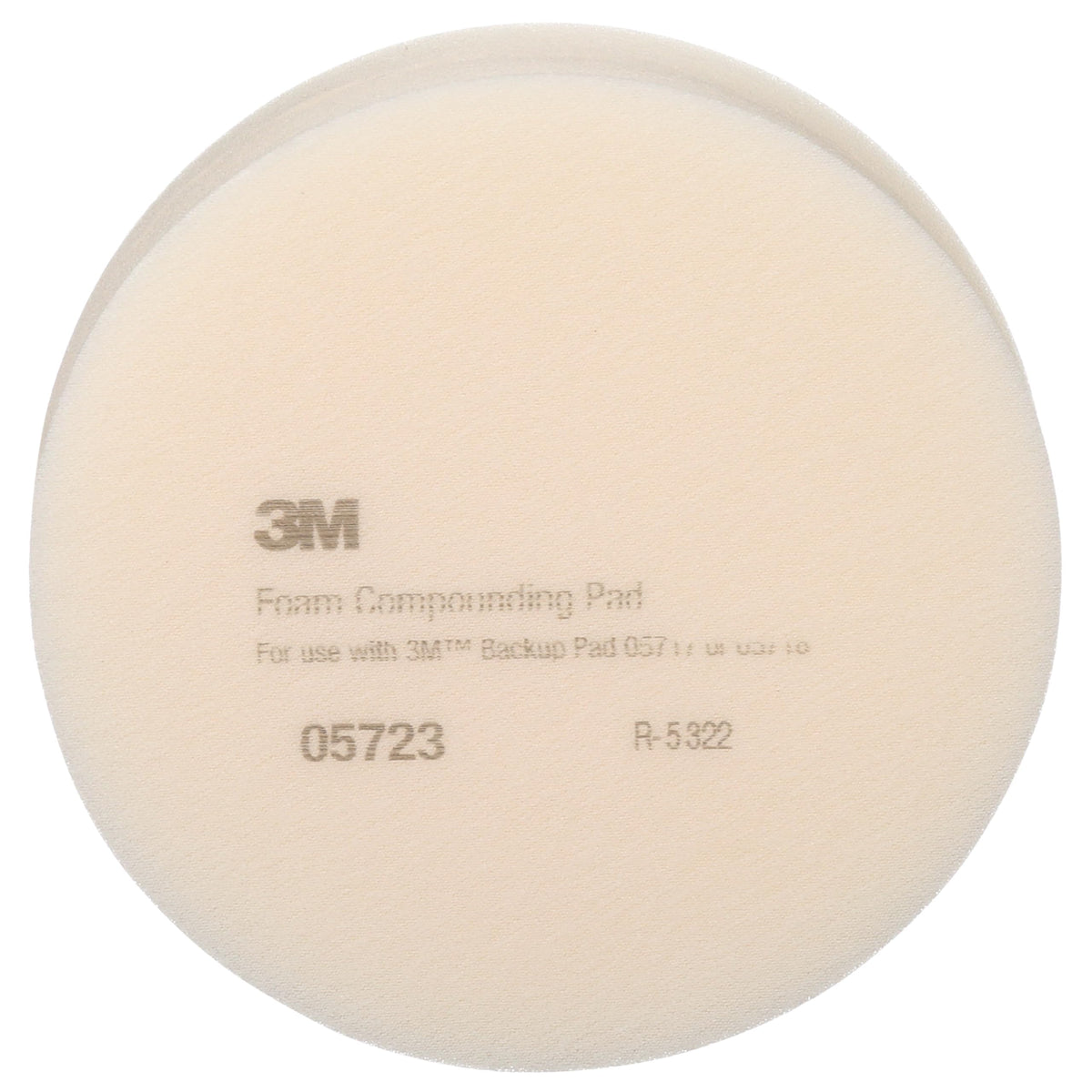 3M pad on workstation with compound demonstrating reduced sling and cleaner workspace