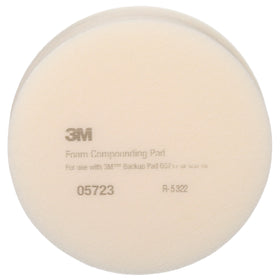3M pad on workstation with compound demonstrating reduced sling and cleaner workspace