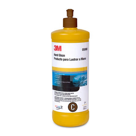 3M hand glaze front label showing product and professional finish benefit