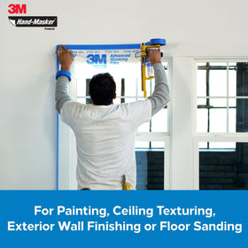 3M hand-masker close-up of pre-folded film texture and strength