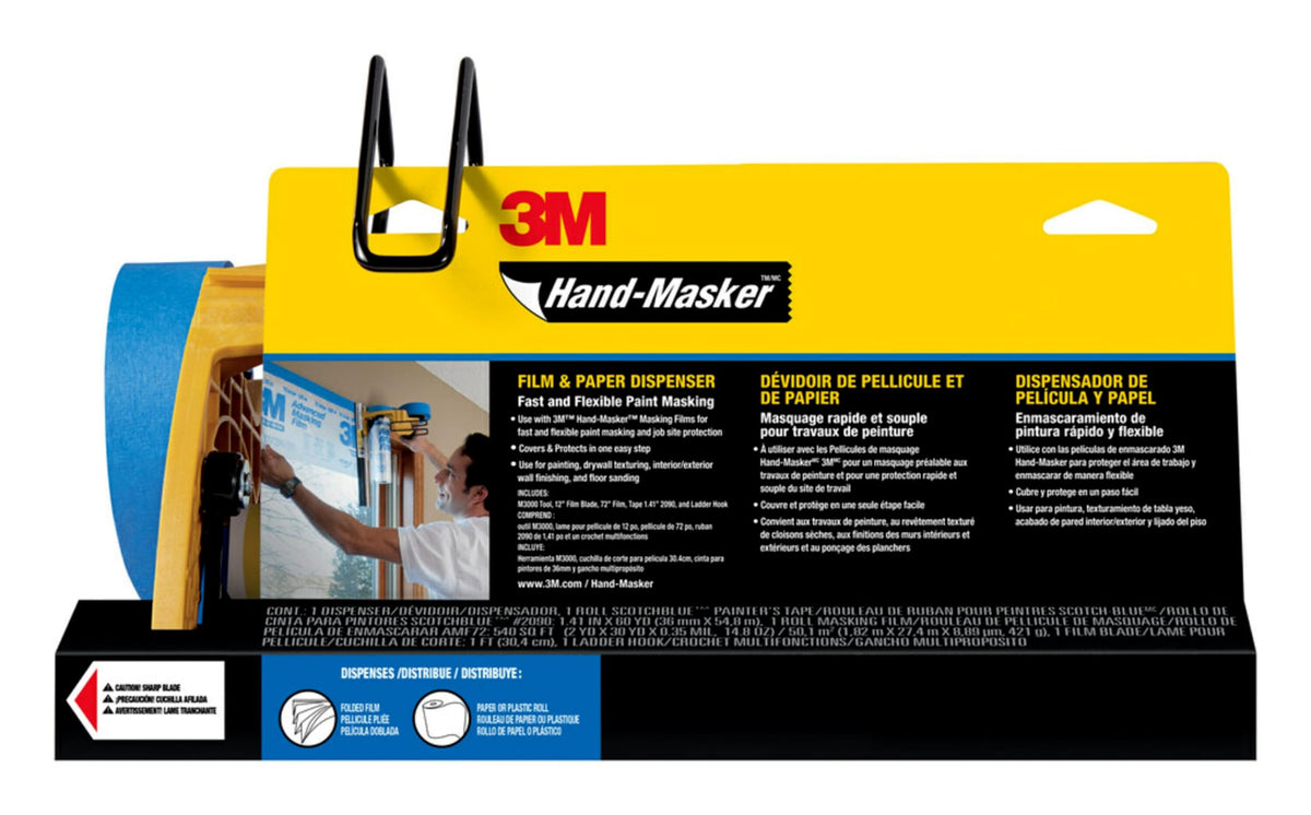 3M hand-masker front view showing unit for fast masking