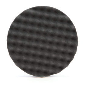 3M Perfect-It 8 inch foam pad front view showing pad profile and fast centering benefit