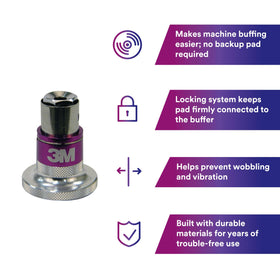 3M adaptor connector mechanism close-up for reliable locking benefit