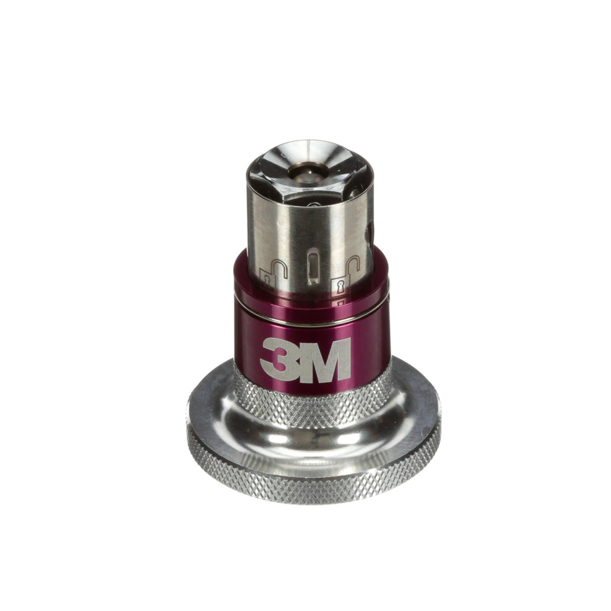 3M adaptor front view showing durable build and quick pad changes