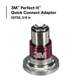 3M adaptor mounted on polisher demonstrating fast pad swaps