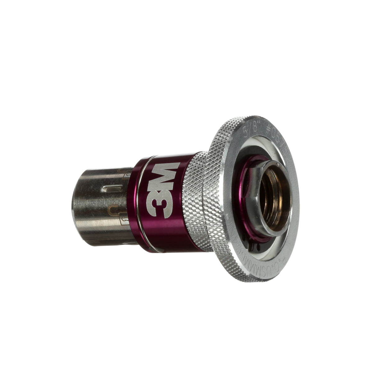3M adaptor close-up of 5/8-inch thread for secure polisher fit