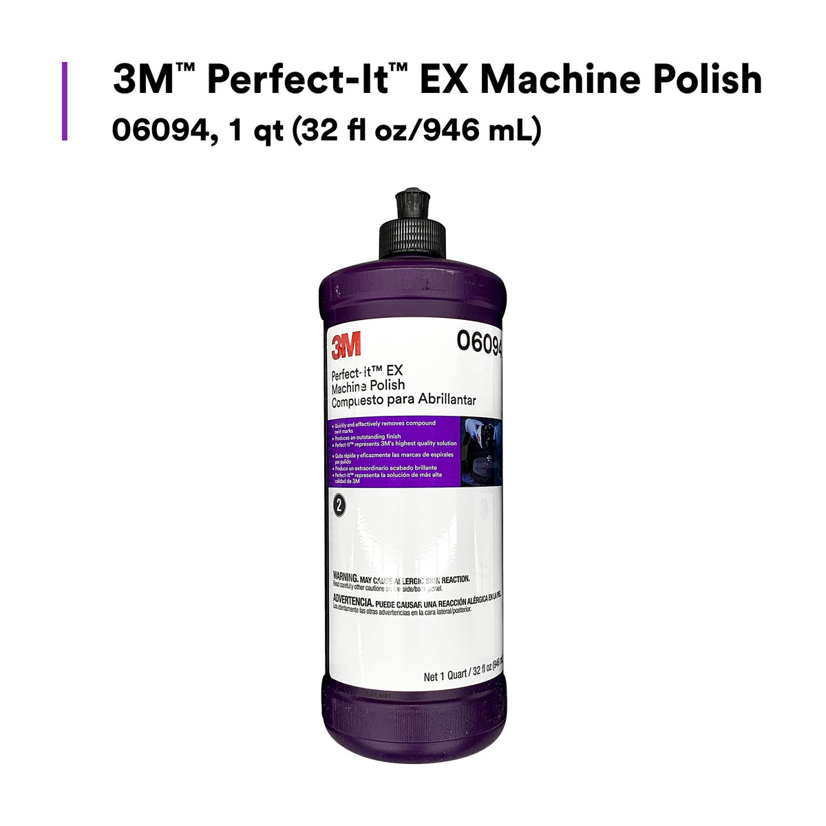 3M label close-up displaying product details and clear identification benefit