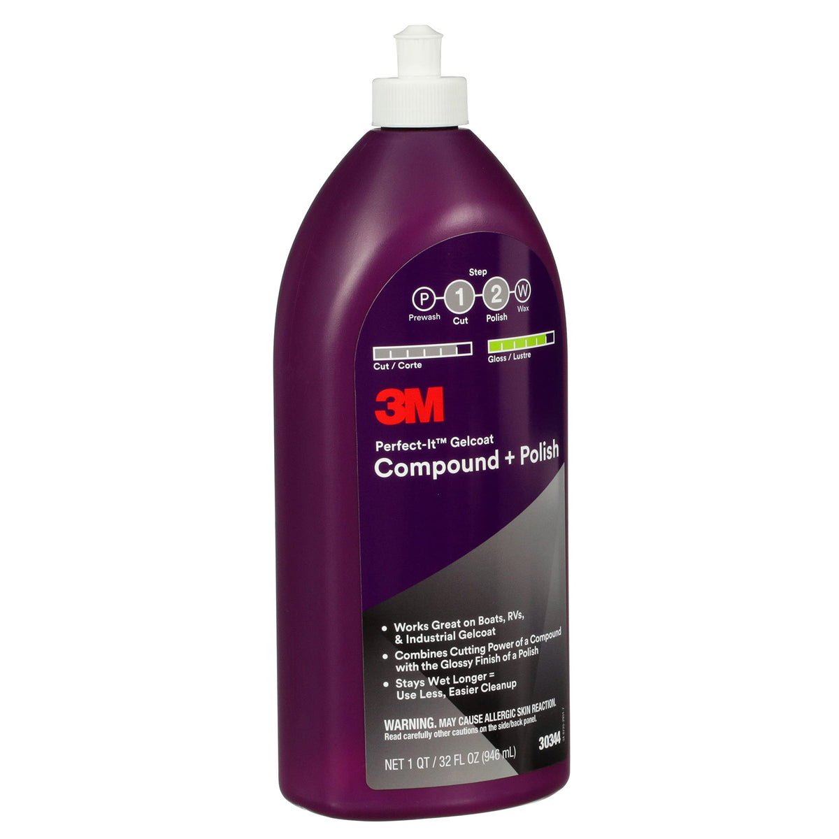 3M Perfect-It on an applicator pad ready for machine polishing for faster work