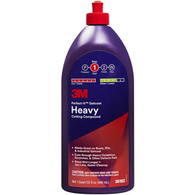 3M Perfect-It gelcoat quart bottle front view showing professional packaging and industrial label