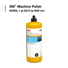 3M Perfect-It polish poured to show fine texture for smooth finishing